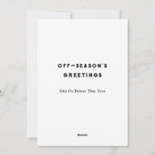 kerstkaarten voor Lacrosse kerstmis Feestdagenkaart (Achterkant)