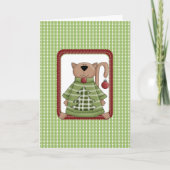 Kerstkaarten voor landkatten feestdagen kaart (Voorkant)