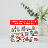 Kerstkaarten voor makelaars briefkaart (Staand voorkant)