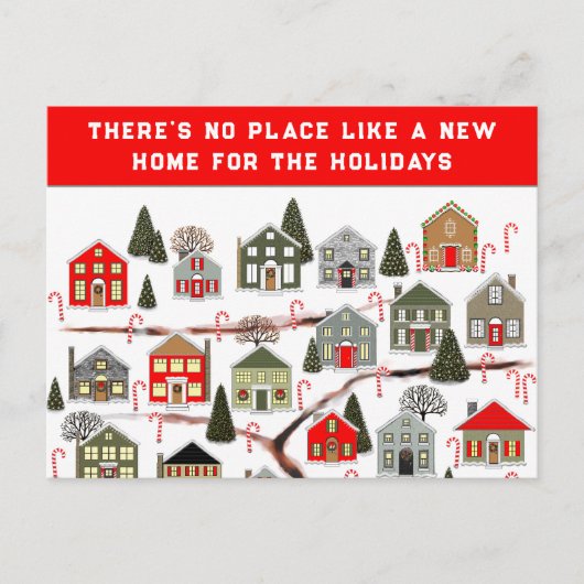 Kerstkaarten voor makelaars briefkaart (Voorkant)