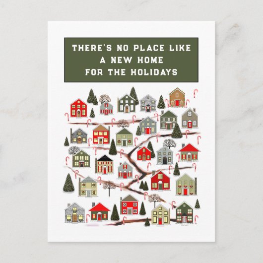 Kerstkaarten voor Makelaars Briefkaart (Voorkant)