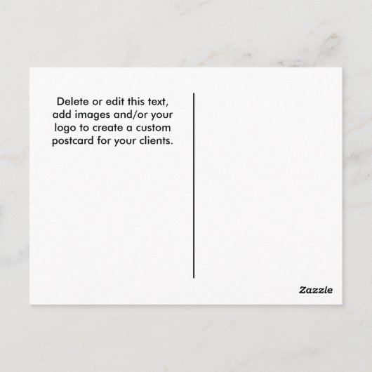 Kerstkaarten voor makelaars briefkaart (Achterkant)