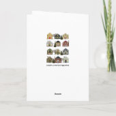 Kerstkaarten voor makelaars kaart (Achterkant)