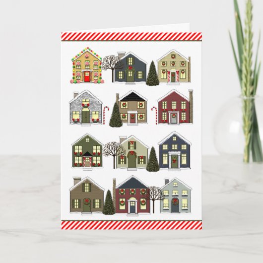 Kerstkaarten voor makelaars kaart (Voorkant)