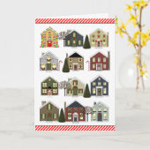 Kerstkaarten voor makelaars kaart (Gele Bloem)