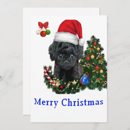 Kerstkaarten voor ongebooste kerst kaart (Voorkant / Achterkant)