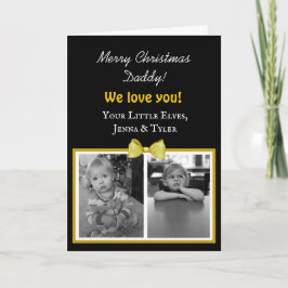 kerstkaarten voor papa kaart