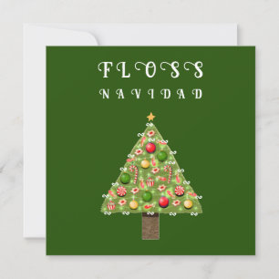 Kerstkaarten voor tandartsen feestdagenkaart