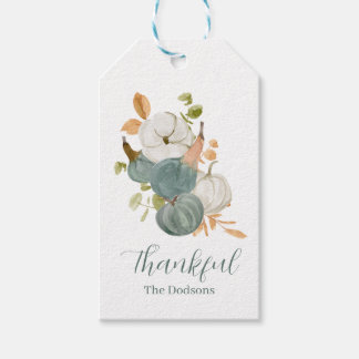 Kerstkaarten voor Thanksgiving (in de VS wordt Tha Cadeaulabel