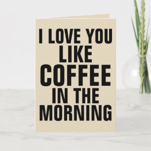 KERSTKAARTEN VOOR VALENTIJN MET KOFFIE FEESTDAGEN KAART