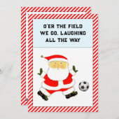 Kerstkaarten voor voetgangers feestdagenkaart (Voorkant / Achterkant)