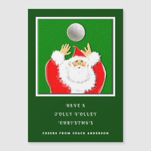 Kerstkaarten voor Volleybal Vakantie (Voorkant)