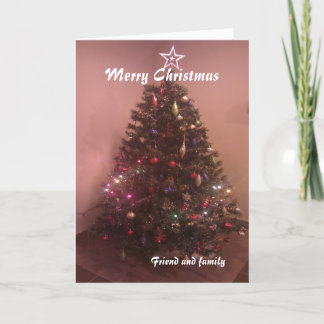 Kerstkaarten voor vrienden en familie feestdagen kaart