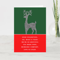 Kerstkaarten voor waardering vrijwilligers
