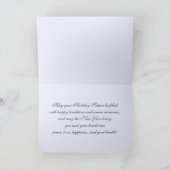 Kerstkaarten voor winterscène feestdagen kaart (Binnen)