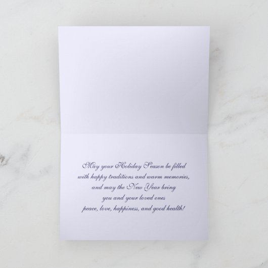 Kerstkaarten voor winterscène feestdagen kaart (Binnen)