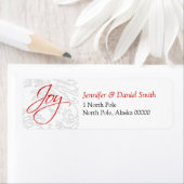 Kerstkaartenadres stickers (Insitu)