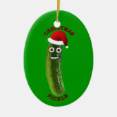 kerstkaartenboomgaard keramisch ornament (Voorkant)