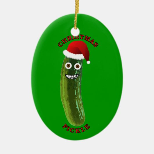 kerstkaartenboomgaard keramisch ornament (Voorkant)