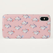 kerstkaartenpatroon Case-Mate iPhone case (Achterkant (horizontaal))