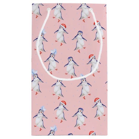 kerstkaartenpatroon klein cadeauzakje (Achterkant)