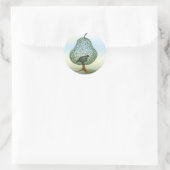Kerstkaartenveloppen Ronde Sticker (Tas)