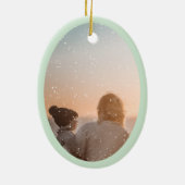 Kerstkaartenverhaal met illustraties keramisch ornament (Achterkant)