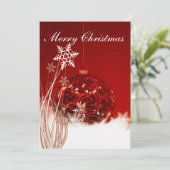 Kerstkaartenversiering. kaart (Staand voorkant)