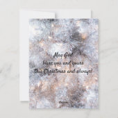 Kerstkaartenversiering met citaten feestdagenkaart (Achterkant)