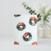 Kerstkaartenversiering met citaten feestdagenkaart (Staand voorkant)