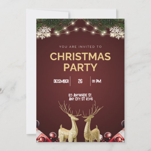 Kerstkaarthartelijk Kerstbericht Feestdagenkaart (Voorkant)