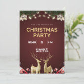 Kerstkaarthartelijk Kerstbericht Feestdagenkaart (Staand voorkant)