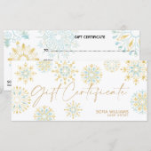 kerstkaartje Cadeaukaart Sneeuw toevoegen (Voorkant / Achterkant)