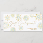 kerstkaartje Cadeaukaart Sneeuw toevoegen (Voorkant)