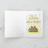 kerstkaartje feestdagen kaart (Binnen)