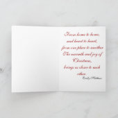 kerstkaartje feestdagen kaart (Binnen)