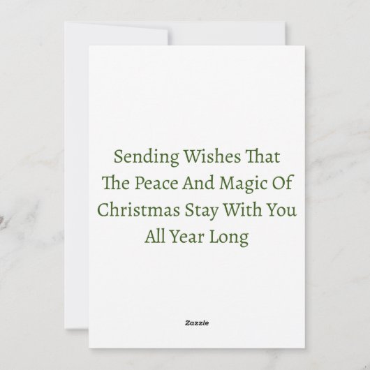 kerstkaartje feestdagenkaart (Achterkant)