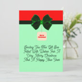 kerstkaartje feestdagenkaart (Staand voorkant)