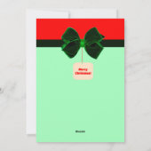 kerstkaartje feestdagenkaart (Achterkant)