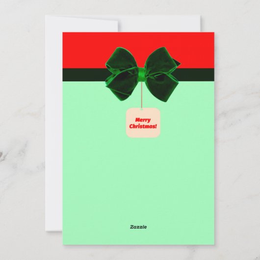 kerstkaartje feestdagenkaart (Achterkant)