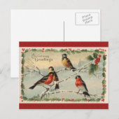 kerstkaartje feestdagenkaart (Voorkant / Achterkant)