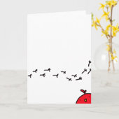 kerstkaartje kaart (Gele Bloem)