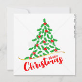 kerstkaartje kaart (Achterkant)