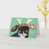 kerstkaartje kaart (Gele Bloem)