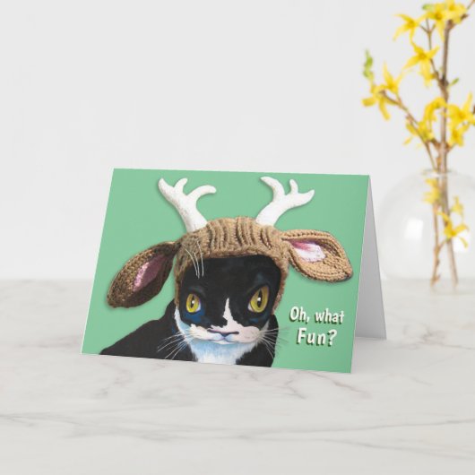 kerstkaartje kaart (Gele Bloem)