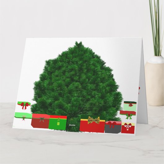 kerstkaartje kaart (Achterkant)