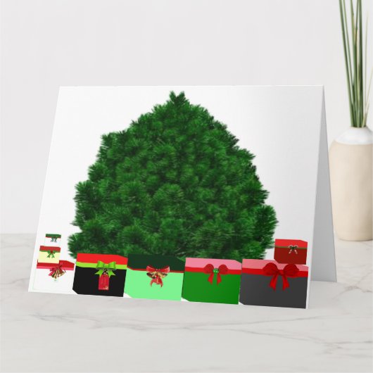 kerstkaartje kaart (Voorkant)