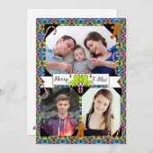 kerstkaartje Kandriet & Gingerbrood Man HAMbWG Feestdagenkaart (Voorkant / Achterkant)