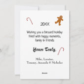 kerstkaartje Kandriet & Gingerbrood Man HAMbWG Feestdagenkaart (Achterkant)