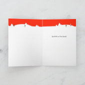 kerstkaartje leder Canada EDITABLE Feestdagen Kaart (Binnen)